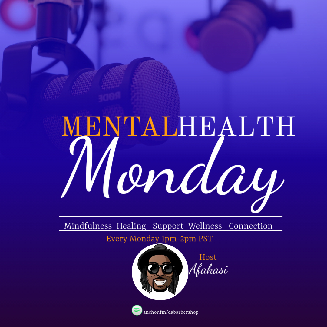🎙️ It’s Mental Health Monday in <a href="/DaBarberSh0p/">💈Da Barbershop💈</a> ! 🪒✨

Let’s talk about our mental health, share tips to protect your peace, and support each other! 🧠❤️

🗓️ Join the convo at 1pm PST!
📢 Bring your stories, your thoughts, and your truth.
📊 Take our poll and drop your answers in