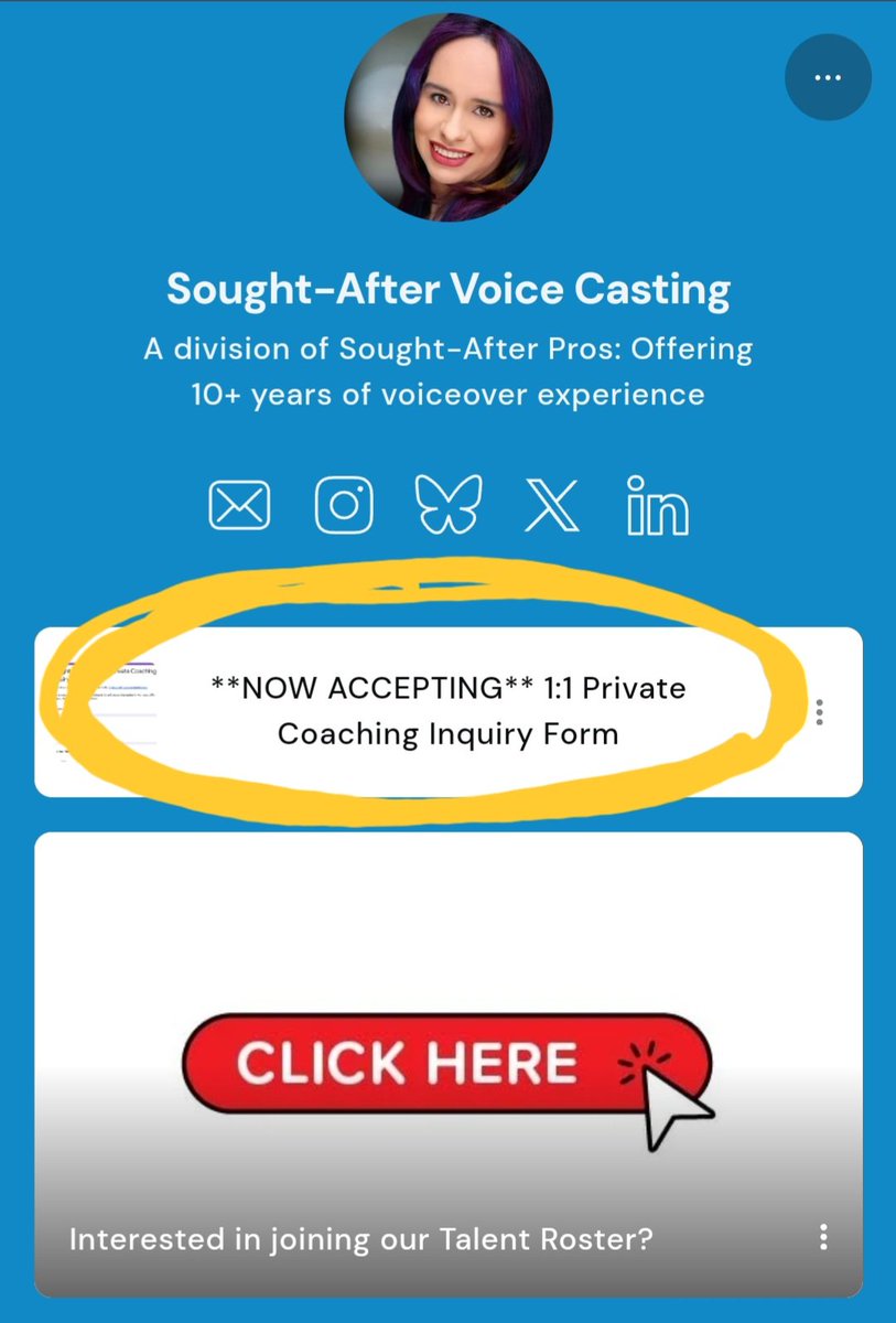 Samantha A Morrison || Sought-After Voice Casting (@soughtaftercast) on Twitter photo Have you always wanted direct feedback from a Casting Director about your auditions?  Got any burning career questions you'd like to hear straight from the source about? I'm here for you! Visit bit.ly/soughtaftercoa… for more information. Let's work together soon ♥️😁👍🏼 Have you always wanted direct feedback from a Casting Director about your auditions?  Got any burning career questions you'd like to hear straight from the source about? I'm here for you! Visit bit.ly/soughtaftercoa… for more information. Let's work together soon ♥️😁👍🏼