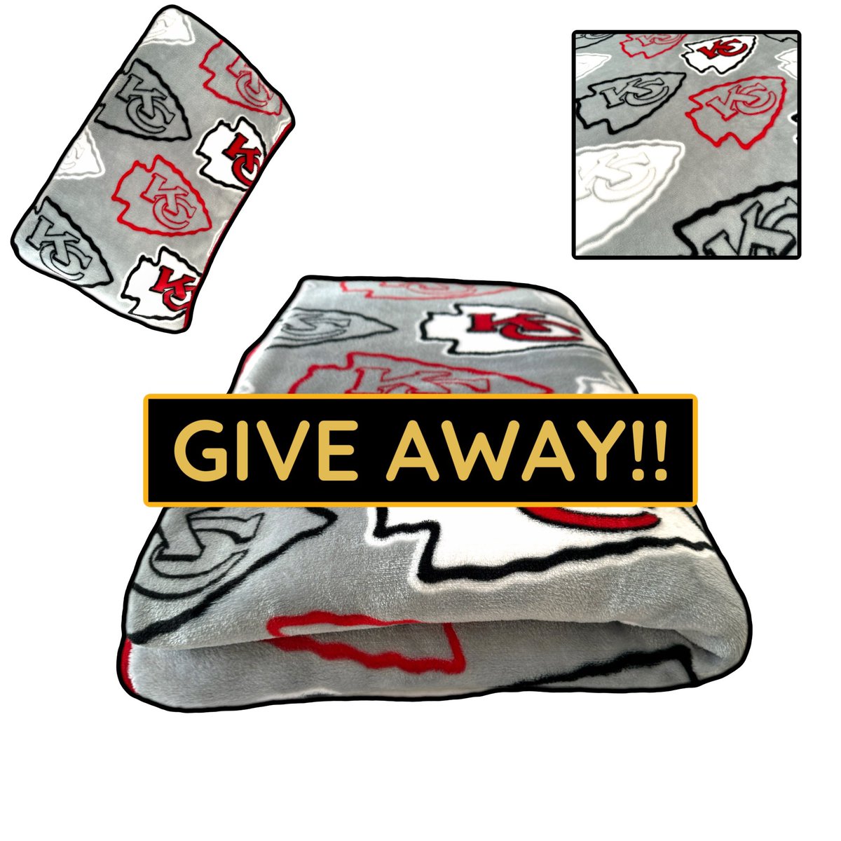 Farzin21's tweet image. 🚨 GIVE AWAY TIME! 🚨

Giving away 2️⃣ Chiefs oversized plush throw blankets

Give away rules:

— Follow @farzin21 
— Repost this post

Winner must be in the US. Winner will be randomly selected and announced on Thursday, January 16th at 8 pm CT.