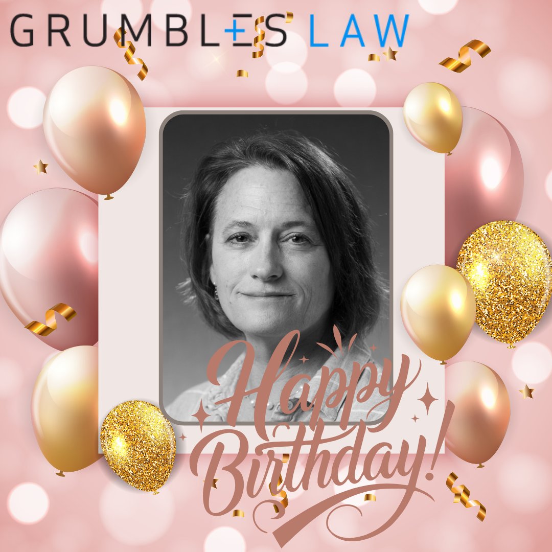 GrumblesLaw's tweet photo. We have another birthday at Grumbles Law PLLC! Happy Birthday Laurie Haugh! Enjoy this day because you deserve nothing less than the best! Here’s to another wonderful year! https://t.co/SLtDtlbZLR