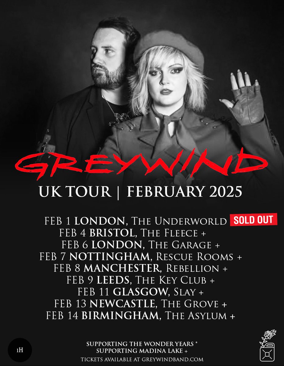 UK 🇬🇧 Which show are you coming to next month? 🖤🥀