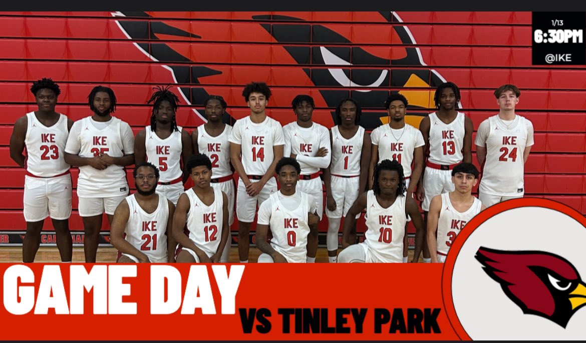 Finally a home game tonight! <a href="/mikecurta/">Mike Curta</a> <a href="/IKECardinals/">Eisenhower Cardinals Athletics</a> <a href="/selfmademicah_3/">MC3🫶🏾</a> <a href="/Tanx_k_/">Artis El</a> <a href="/logantas08/">Logan</a> <a href="/taeejonn/">Tae'jon Jackson</a> <a href="/larnell_moore/">Larnell “Boogie” Moore</a> <a href="/marcusjohn312/">Marcus “Hawkem”Johnson</a> <a href="/Luke_duz/">Luke Duzan</a> <a href="/Caevon04/">Caevon Newsome</a>