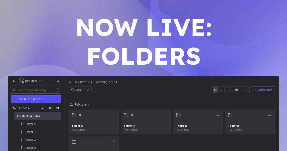 hackmdio's tweet image. you asked, we listened: Folders has arrived 🤯