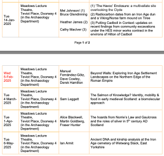 Edinburgh Archaeology tweet media