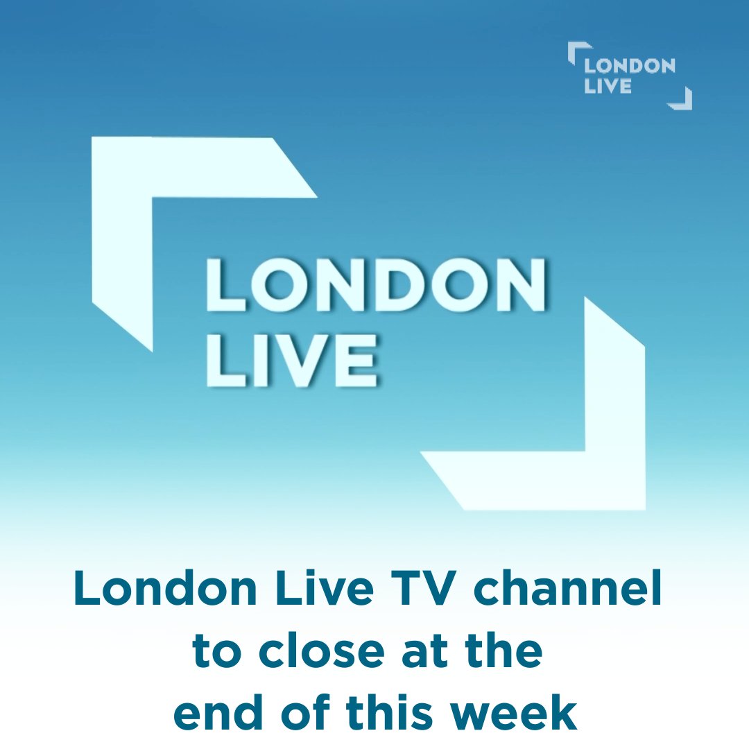 LondonLive's tweet image. We want to update our loyal followers that very sadly London Live will be closing down. 

The TV channel will no longer be on air from 12am on 20th January and the final news programme will be on 16th January at 6pm. 

We want to thank you for following and supporting us over the…
