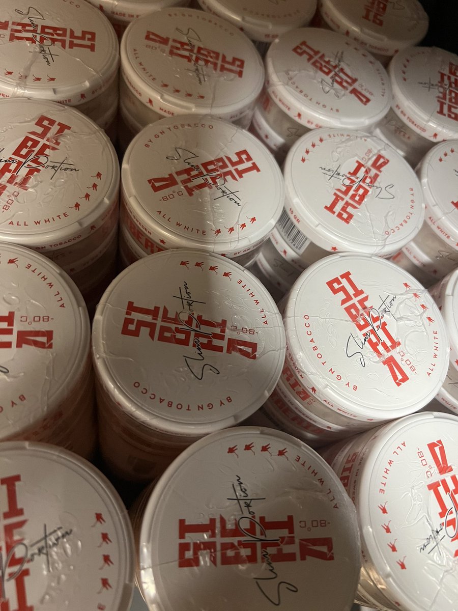 🚨 BACK IN STOCK! 
White Fox Original
White Fox Peppermint 
Siberia All White 
Siberia All White Slim 

podsandpouches.co.uk