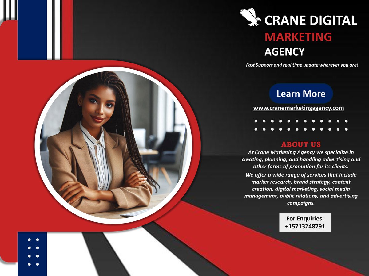 TLBY_Co's tweet photo. Designed a Poster for Crane Digital Marketing Agency 

For Enquiries Email: kemzy2010@gmail.com https://t.co/PPepQ2AeS0