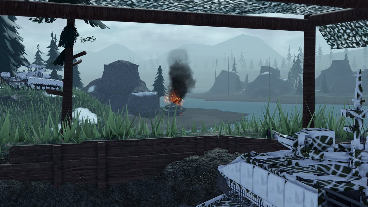 red_tail_pmc's tweet photo. T-90M and T-80BVM made quick work of this modified Nightingale M1A1. 12/01/25 👻#MTC4 #ROBLOX https://t.co/2ssBkSBIdv