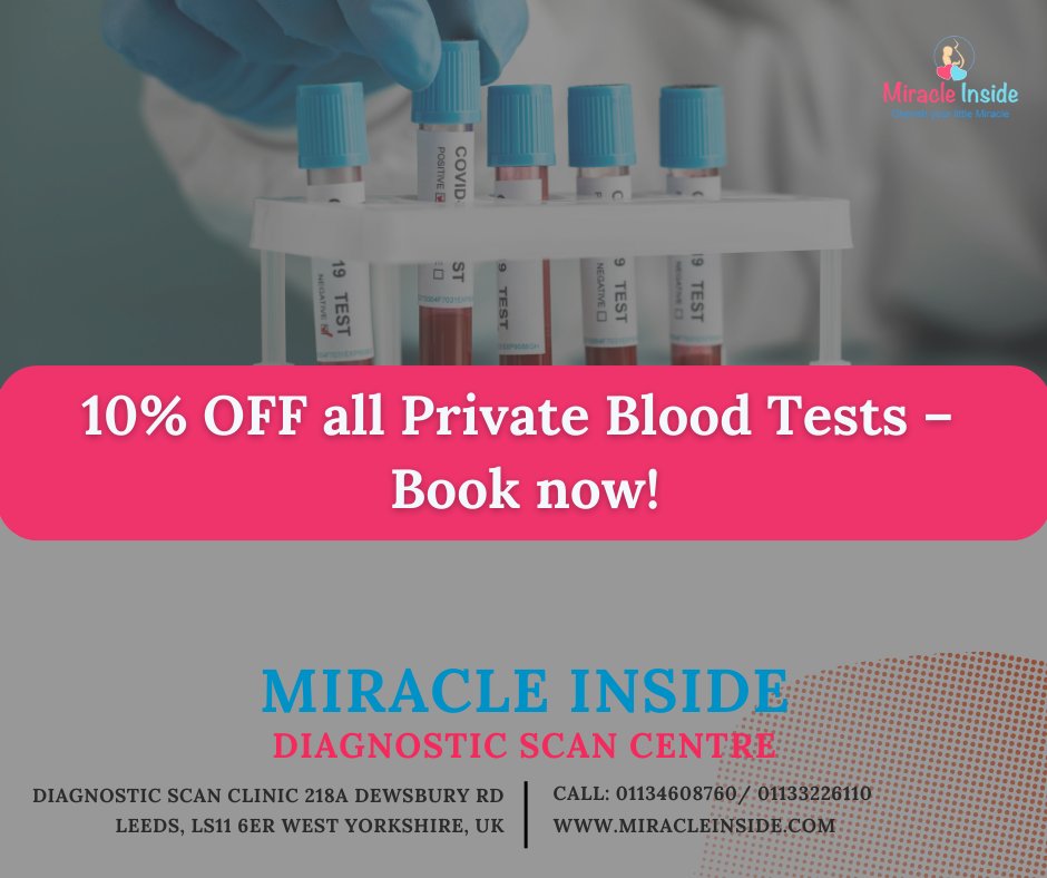 Miracleinside4D's tweet image. 🔬 Get 10% OFF All Private Blood Tests – Book Now!

#PrivateBloodTests #HealthCheckup #FertilityTesting #BookNow #HealthFirst #BloodTestDiscount #GetTested #HealthMatters #PrivateCare #ExclusiveOffer