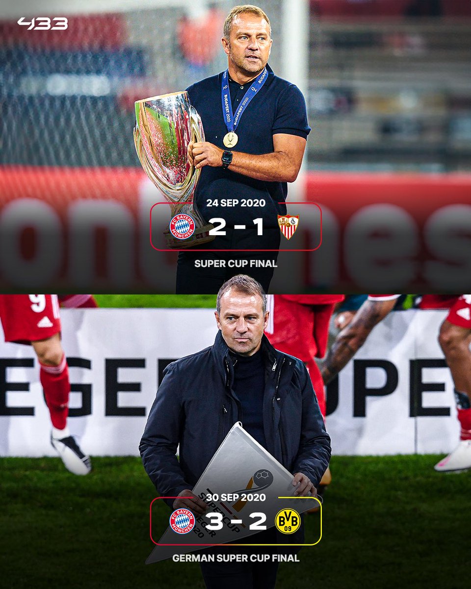 Hansi Flick has 𝙉𝙀𝙑𝙀𝙍 lost a final as a head coach 🤯🇩🇪