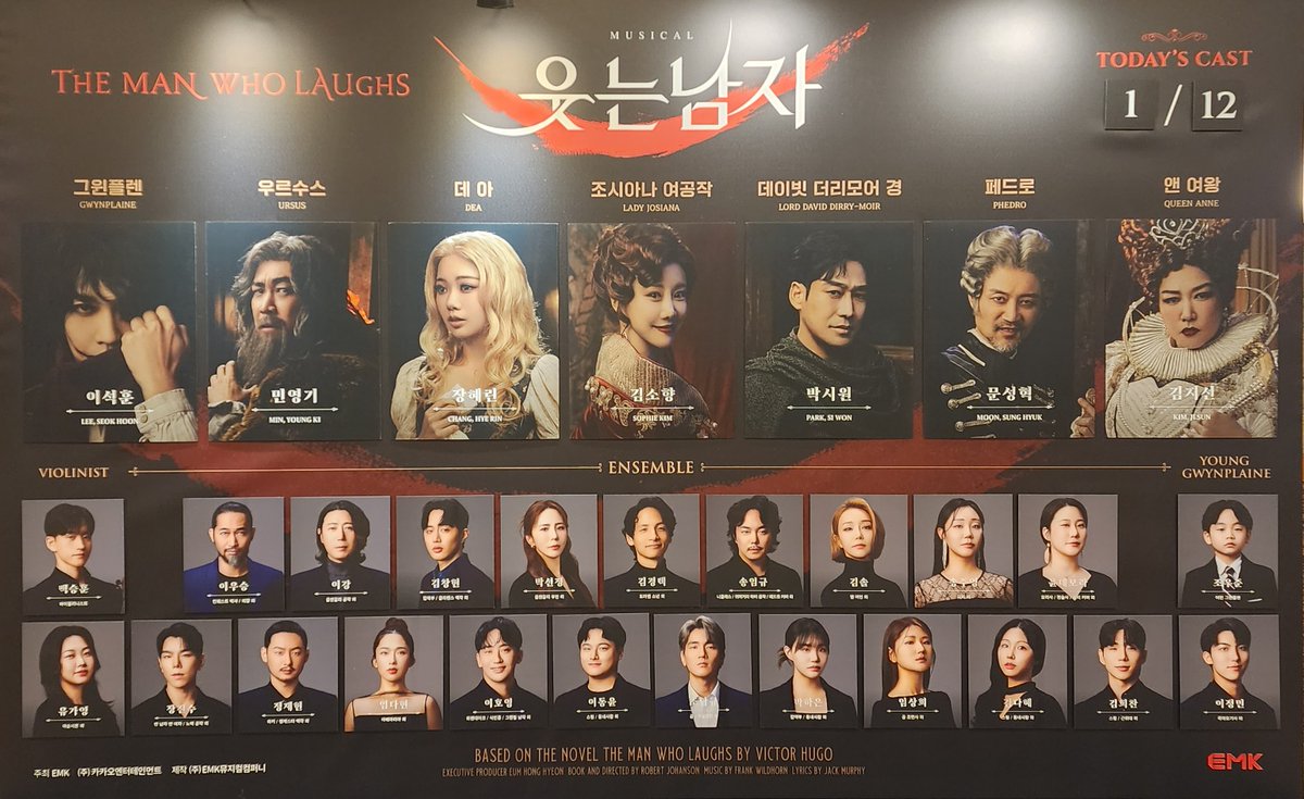 gaon9699's tweet photo. 250112 뮤지컬 <웃는 남자> 자첫
25년 첫 관극 
대극장 오랜만
드디어 쿤윈플랜 영접
3시간 순삭 나 왜 웃남 이제서야 본거임 ㅠㅠ
너무 좋잖아~ 세상 행복해~!
똥손으로 잡은 OP 1열(미쳤다)
올해 운 여기에 다 쓴거 같음

"부자들의 낙원은 가난한 자들의
지옥으로 세워진 것이다." https://t.co/pYgMa3k2DZ