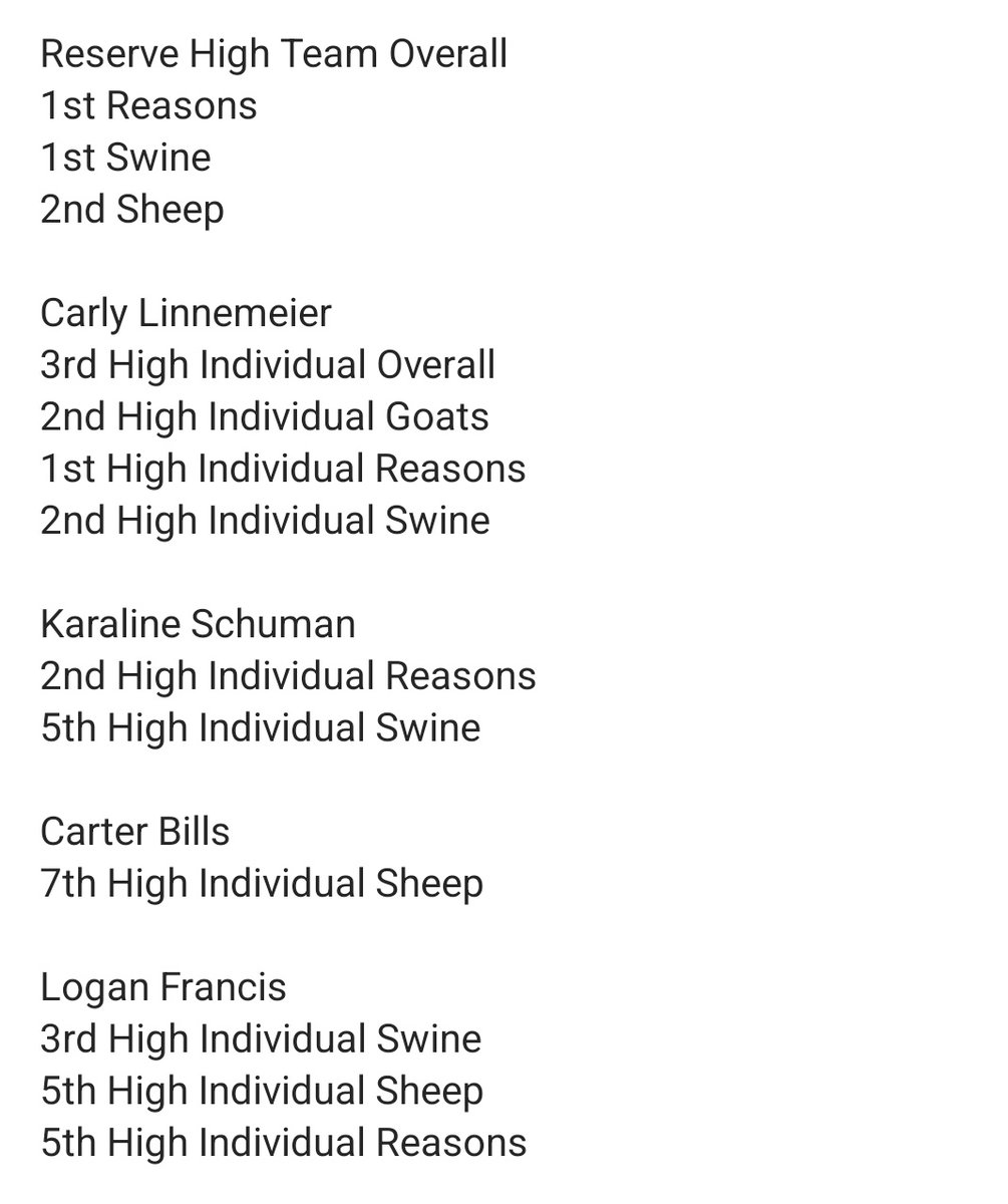 Columbia City FFA tweet media