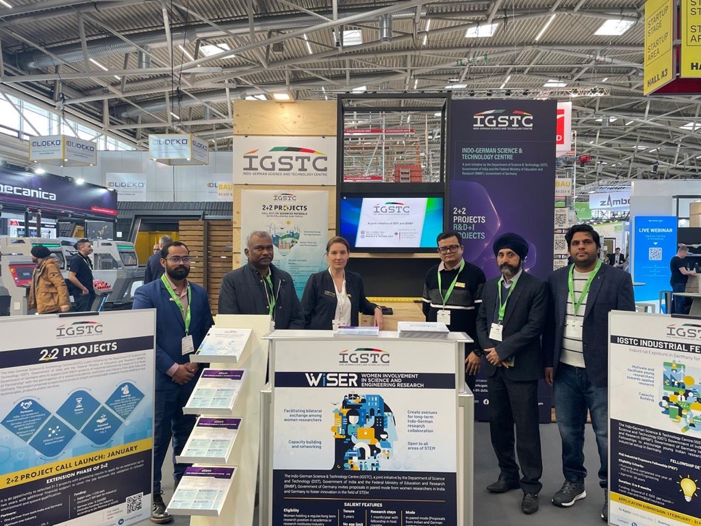 IGSTC is participating in the BAU Munich Fair 2025, the World's Leading Fair for Architecture, Building Materials and Systems. 
<a href="/IndiaDST/">DSTIndia</a> @BMBF_Bund <a href="/rmadhan2000/">R Madhan</a>