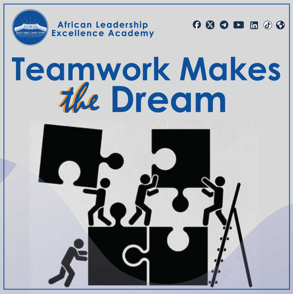 Afleexacademy's tweet photo. Teamwork Makes the Dream
The best leaders know that success is never a solo journey. 
Collaboration, trust, and shared vision make the impossible possible.
Tag someone who inspires you to be a better leader!
#AFLEX #Teamwork #LeadershipDevelopment #Collaboration #InspireTogether https://t.co/XnKbaJyl8E
