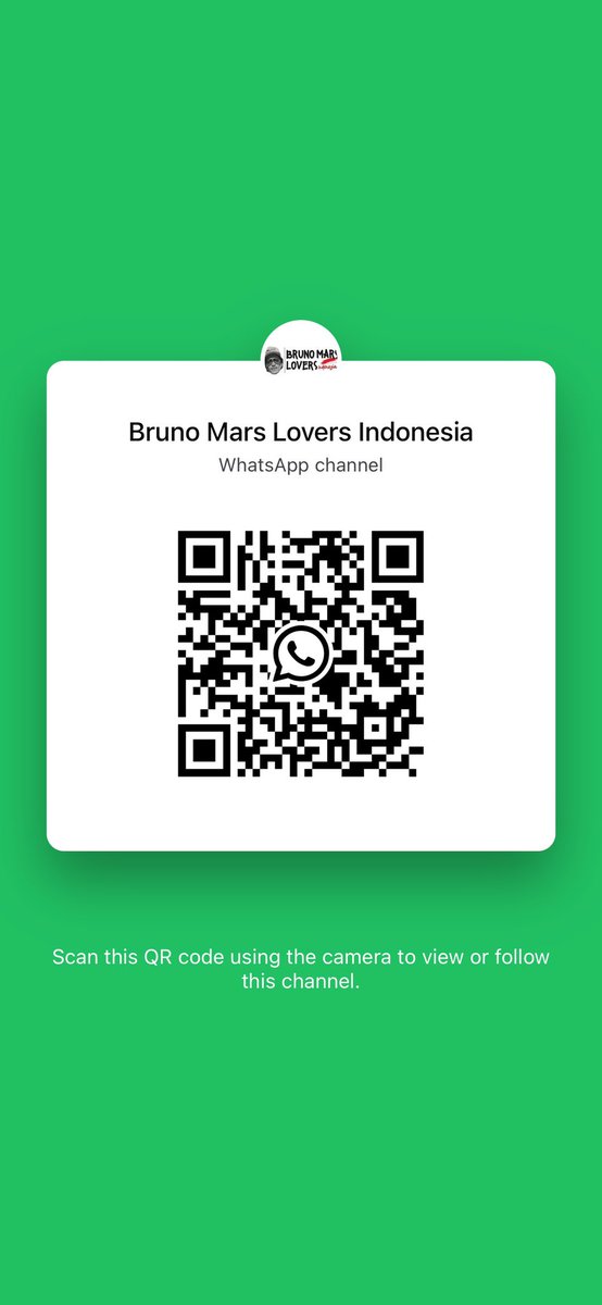 lunalovesmars's tweet photo. When I joined a famous BM fanbase WA group Indonesia 3 yrs ago, I was very excited. Recently, the group becoming quiet, especially after Jakarta shows last Sep and this is why we created a new WA group Bruno Mars Lovers Indonesia🇮🇩

We love you @BrunoMars ♥️ https://t.co/cEP219wceA