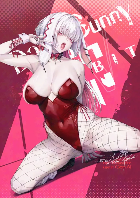 なんかバニーガールがトレンドに出てたのを見たのでうちのバニーガール病み兎たん 