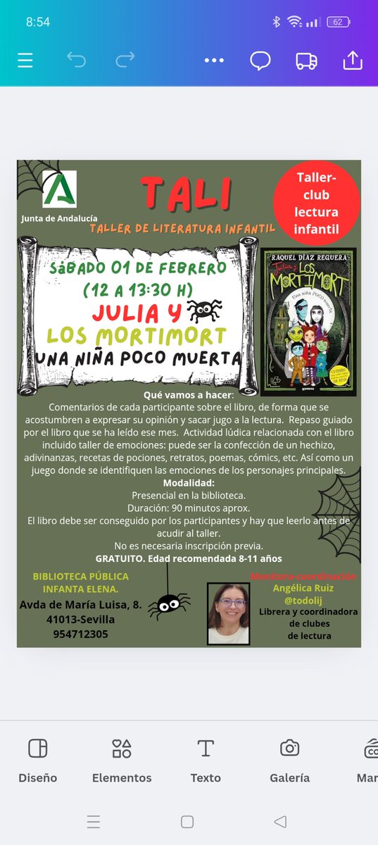 ¡Os comparto todas las actividades que organiza @todolij Gestión Cultural en los próximos días con: @giraldillotours <a href="/PuenteMayor/">Antonio Puente Mayor</a> <a href="/bibsevilla/">Biblioteca Sevilla</a>  <a href="/parqueflo/">A.VV. PARQUEFLORES</a> Lecturas de :<a href="/EdFlamboyant/">Editorial Flamboyant</a> <a href="/penguinlibros/">Penguin España 🐧📚</a> #diazreguera <a href="/AlgaidaEditores/">Algaida Editores</a> #cervantes