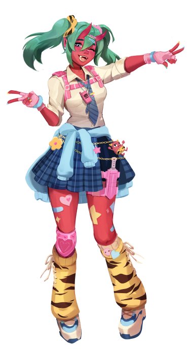 Slippedhips's tweet photo. @Milkmeray I hope they add the demon style https://t.co/ODZwBwHpQm