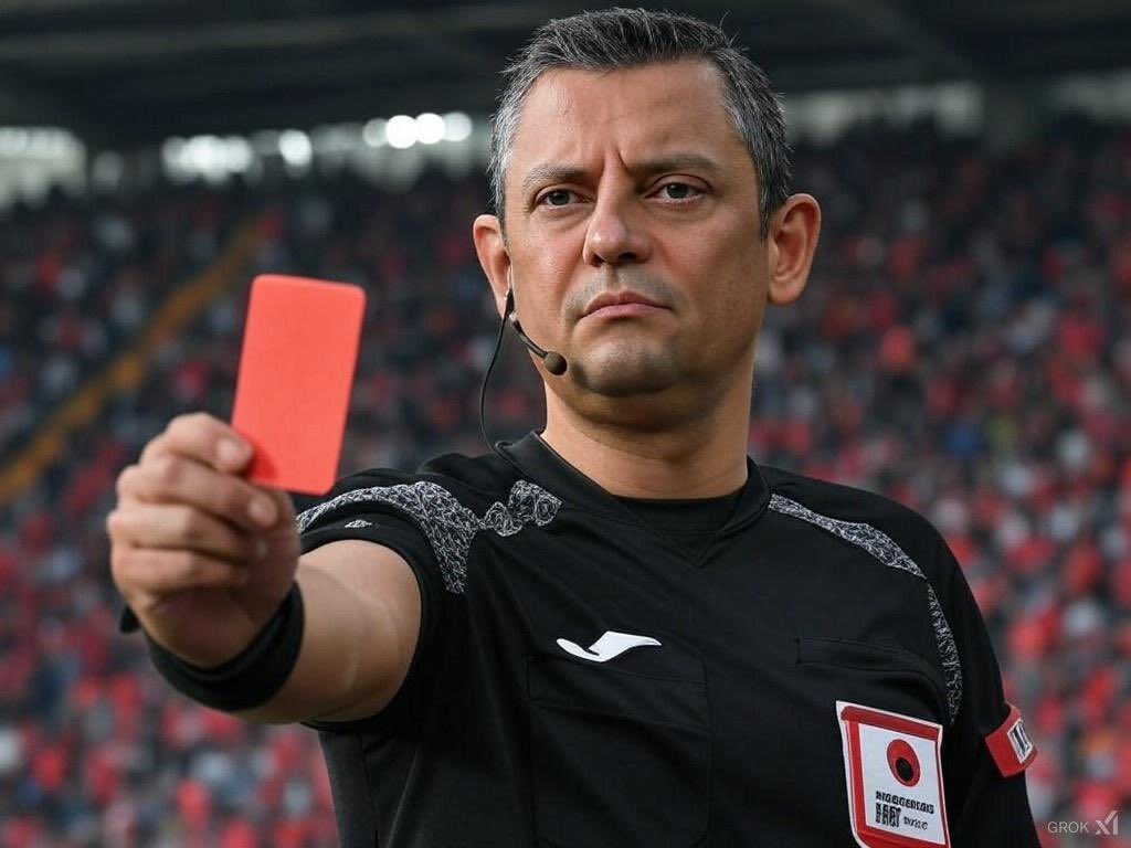 Susmazsan kırmızı kart gösteririm demek istemiş…