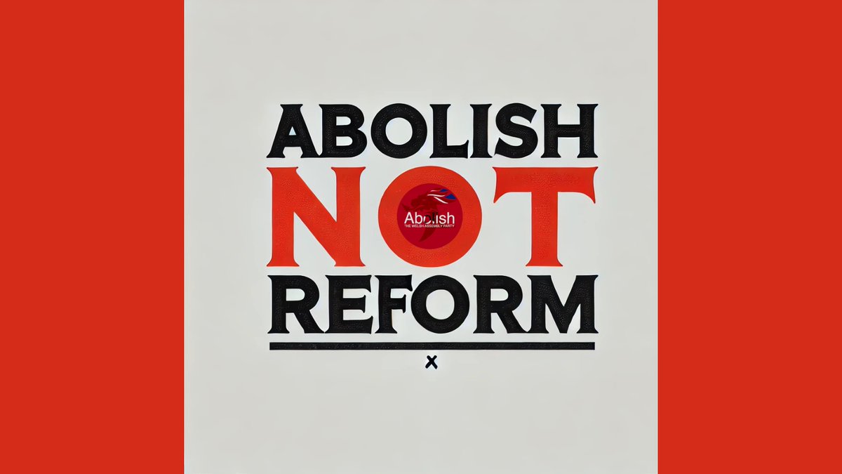 For The Welsh elections, anyone who is saying anything different is misleading you and likely to be a career politician.

Vote Abolish in 2026