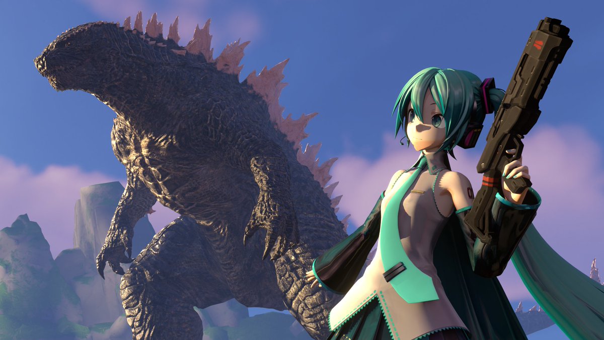 RanoRano35's tweet photo. Fortnite in January holy moly
Godzilla Evolved model by @MOISTIMAN & @jdooo_x3
Hatsune Miku model by @sanmuyyb
#Miku #HatsuneMiku #Godzilla #evolvedgodzilla #GxK #fortnite #blender #b3d #fanart https://t.co/WHhBH7IUyB