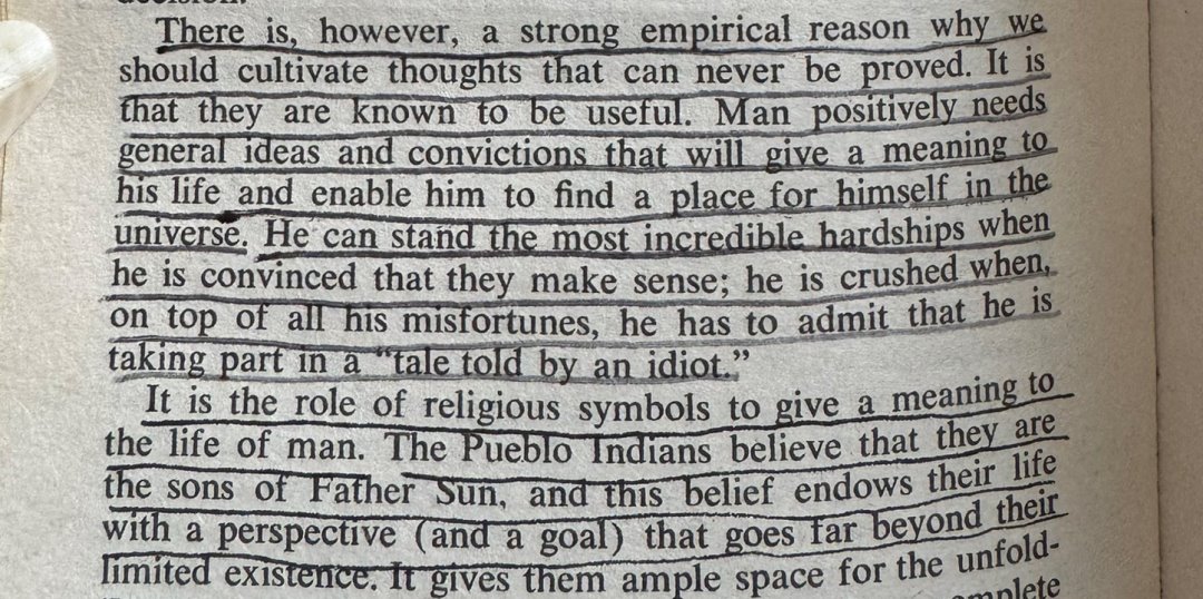 Carl Jung on the human benefits of believing in God, even if he doesn't exist.
