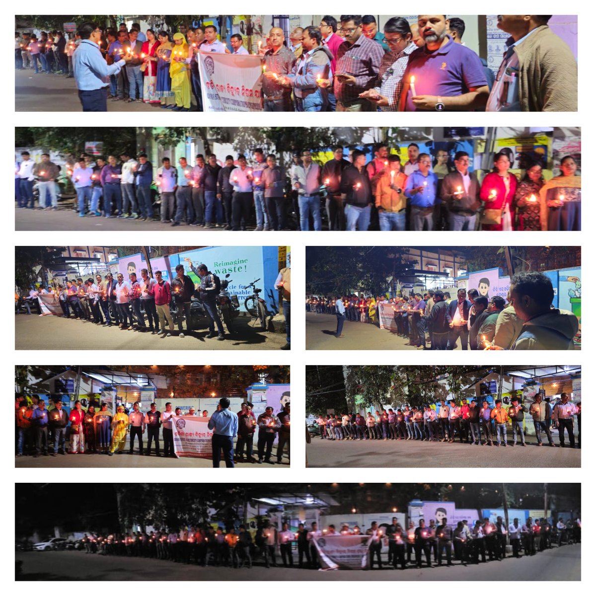CescoService's tweet photo. WESCo  &amp; CESCo Engineers  in front of @TPWesternOdisha @TPCentralOdisha Offices against #TPOdishaDiscoms @TataCompanies for appointment of inexperienced personnel in higher positions ignoring the experienced &amp; senior OSCR Engineers, mismanagement pension funds #ThisIsTataPower https://t.co/uKtMltBvt2