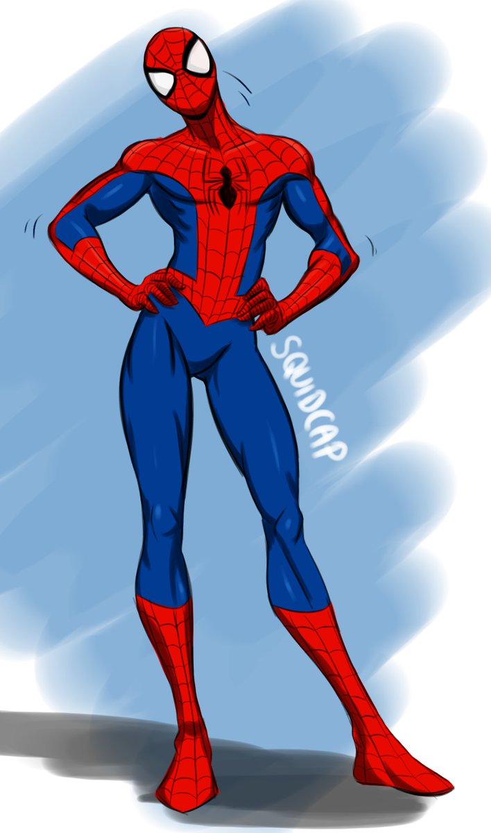 Squidcap's tweet photo. People who draw spidey as a full time job are simply built different istg https://t.co/6WdiHP2Eih