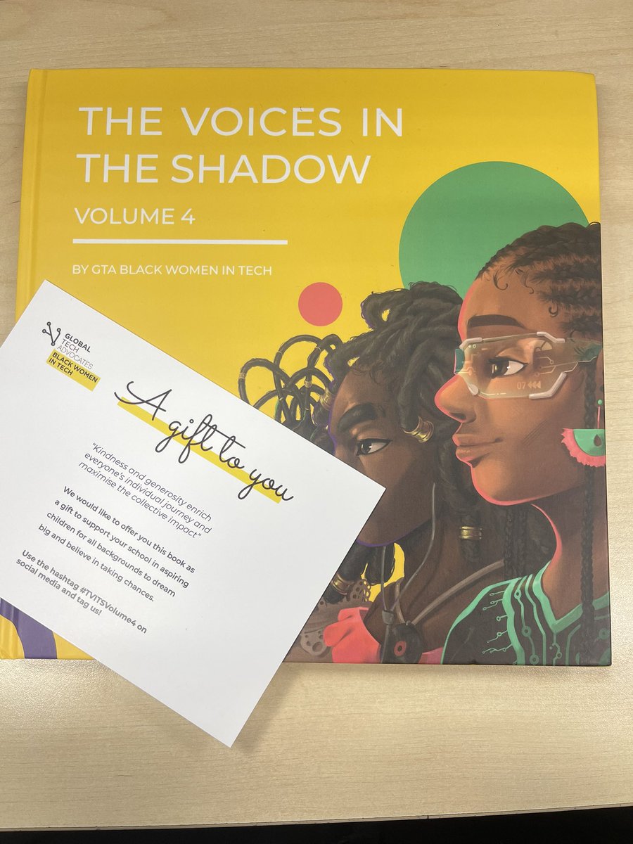 A lovely surprise in my pigeonhole today - so many inspiring women in tech, can’t wait to read them all! #TVITSVolume4 #DiversityInSTEM #WomenInTech #IBelong #Representation