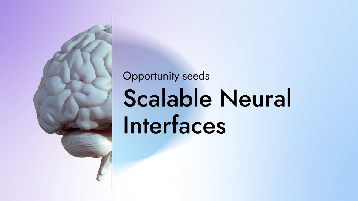 Can we solve the mysteries of neurological disorders by interfacing in new ways, at scale, with the human brain?

We’re looking to fund high potential proposals within Scalable Neural Interfaces with up to £500k each.

Apply by 13 Feb: link.aria.org.uk/sni-seedlaunch… 1/3