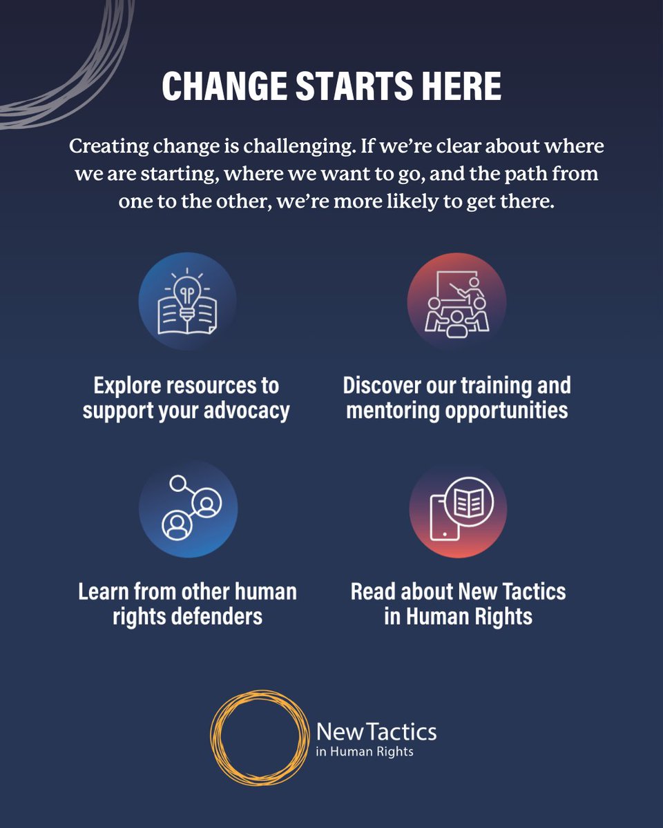 newtactics's tweet image. 🎉 It’s Here! 🎉
Welcome to the NEW New Tactics in Human Rights website!
Visit now at newtactics.org. What will you explore first—tools, tactics, training? Let us know! 💬
#HumanRights #Advocacy #NewTactics @newtacticsmena @CVTorg