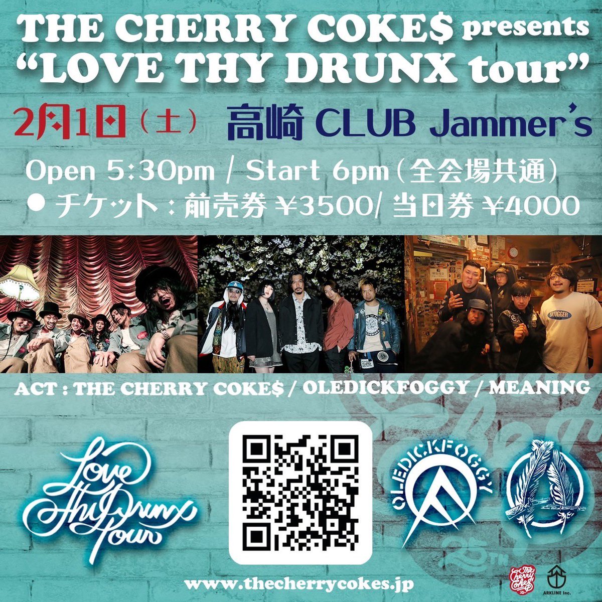 meaning666's tweet image. Upcoming shows

1.25 稲毛K's DREAM
2.1 高崎 CLUB Jammer's
2.9 横浜 F.A.D
3.1 甲府 Bodega East

#meaning666