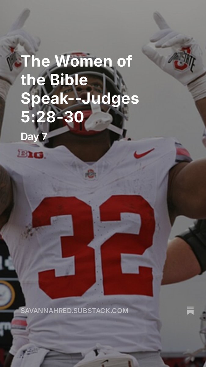 SavRed's tweet image. The Women of the Bible Speak--Judges 5:28-30.  “Deborah spoke truth with confidence."  tinyurl.com/rvfah2hv @ShannonBream @AllieVugrincic @FaithAlive #Sisera