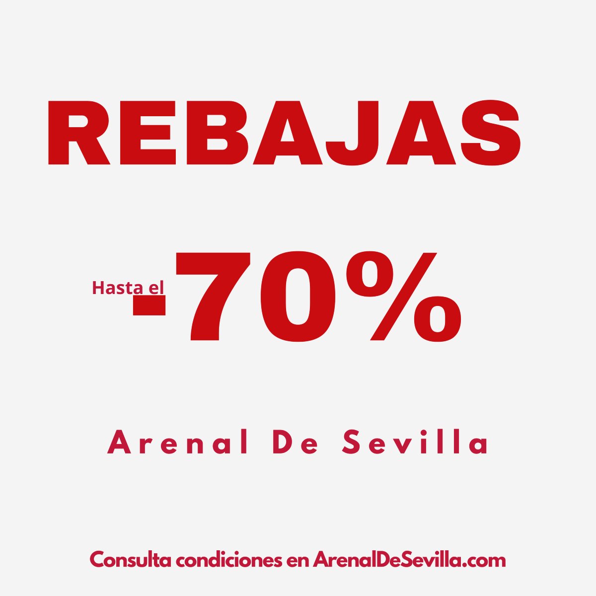 🔴🔴¡REBAJAS! 🔴🔴

¡Comienzan unos descuentos de locos! ¡Date prisa y APROVECHA EN NUESTRA WEB!