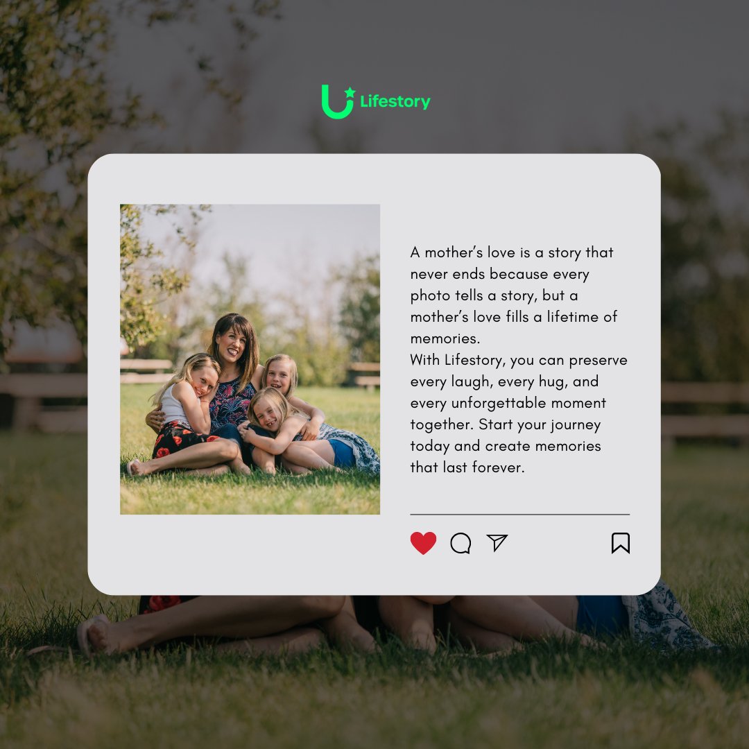 Her love, your story. 💕 Capture every unforgettable moment with LifeStory and keep it alive forever. ✨ #LifeStory #MomentsThatMatter