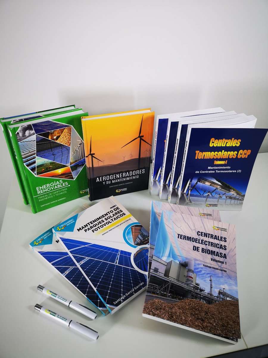 RENOVETEC's tweet photo. Ofrecemos los mejores recursos para fortalecer y ampliar tus conocimientos en #ingeniería y #mantenimiento. Descubre nuestros #libros y lleva tu formación al siguiente nivel. 📖📚

🌐Visita nuestra Tienda Online y elige tu formato favorito: papel o digital. #renovables #books https://t.co/dGAtm3eLlk