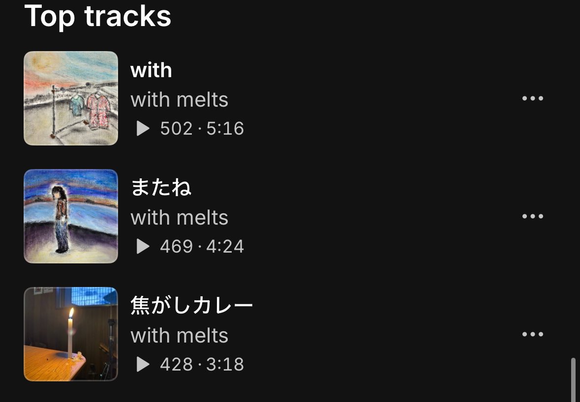 with、500回再生ありがとうございます＼(^_^)／💜🖤💙
新曲アップロードに向けて取り組んでいます！！
近日中にサブスク配信もしようと思っています。