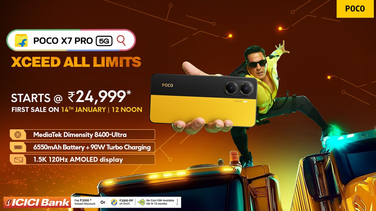 stufflistings's tweet image. Today, I&apos;m giving away THREE POCO X7 Pro phones to the #stufflistingsarmy😍

To win:
1. Like and bookmark this post
2. Quote repost using #POCOX7Progiveaway #WinPOCOX7Pro #XceedAllLimits #3XPOCOX7Pro
3. Answer some questions
4. Follow @Himanshu_POCO 

Happy winning ❤️