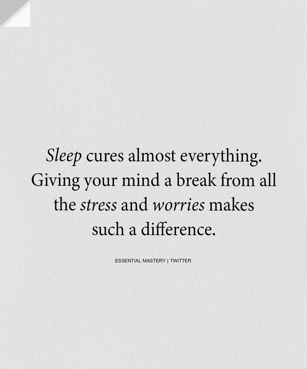EssentialMastry's tweet photo. Sleep https://t.co/ouflrKNArq