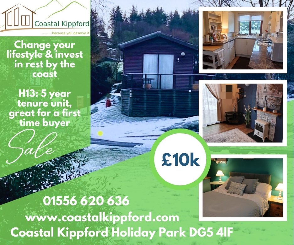 #coastalkippford is very excited to announce H13 has come to the market. This immaculate holiday home caravan is unique, wood clad, beautiful interior &amp; ideal for a 1st caravan purchase with a 5 year term. We Reccomendatiin early viewing. 
coastalkippford.com/listings/carav…