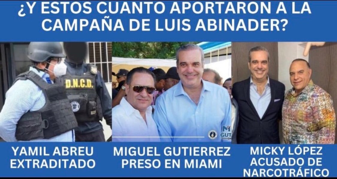 CarlosPenard's tweet photo. ¿Ya podemos llamar al PRM NARCOPARTIDO, o tenemos que seguir esperando?
#SoloQuedaGenS
#GensUnicaOposicion 
#GensUnicaEsperanza. https://t.co/pB0rb74al5