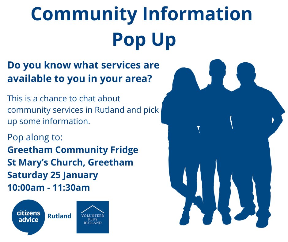 Don't forget to come and see us at Greetham Community Fridge this morning!