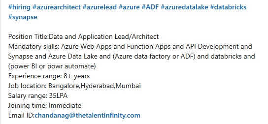 TalentInfinity2's tweet image. #jobs   #wearehiring #TalentInfinity #hiringtalent #hiringteam #recuitment   #recuitmentalert #openings #jobopportunities #jobopenings #jobsalert   #Talentacquisition #hiring #jobsearch #careeropportunities #jobvacancy   #careeradvice #employment #jobhunt