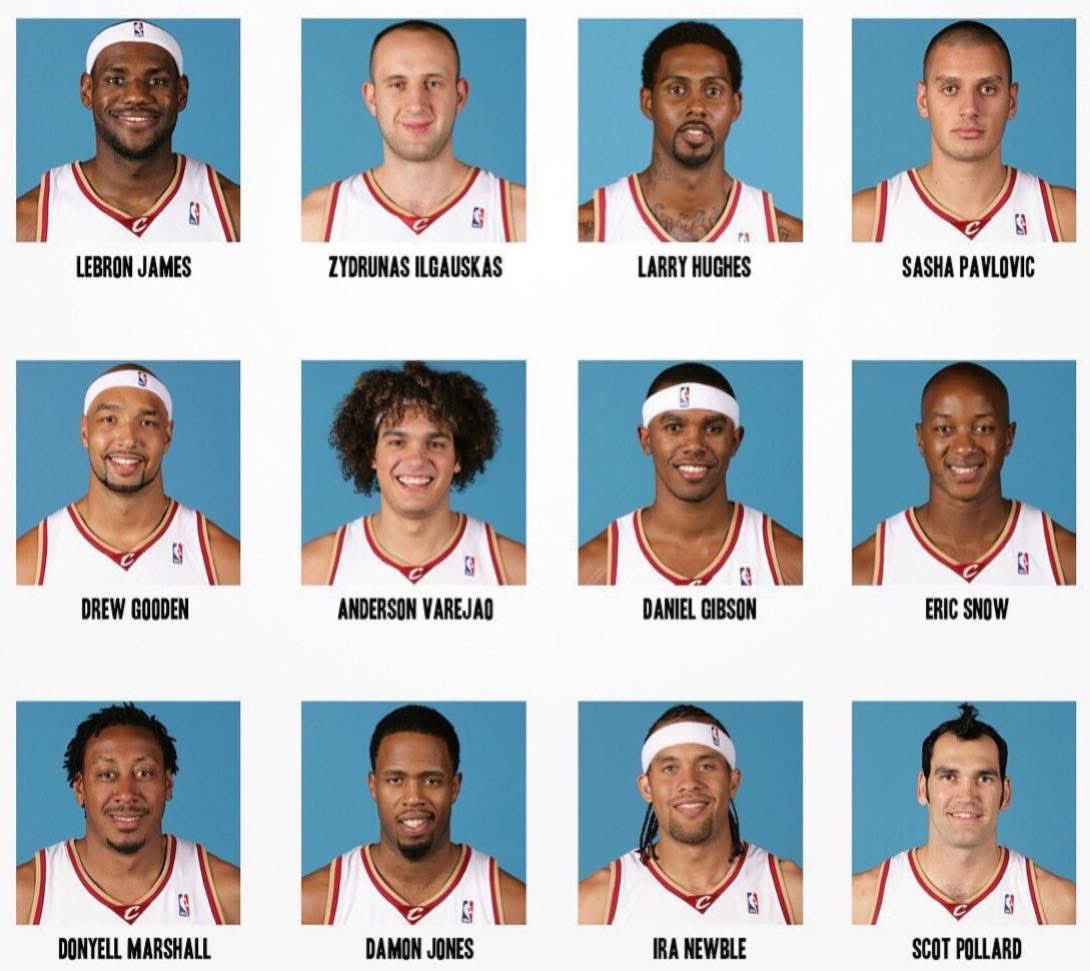 Hoopss's tweet photo. They gave this team to 22 year old LeBron and he went to the Finals 🤯 https://t.co/BbdfoMPONn