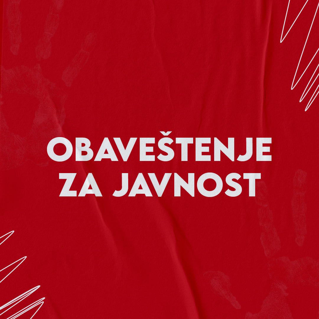 studentblokade's tweet image. Saopštenje za javnost!