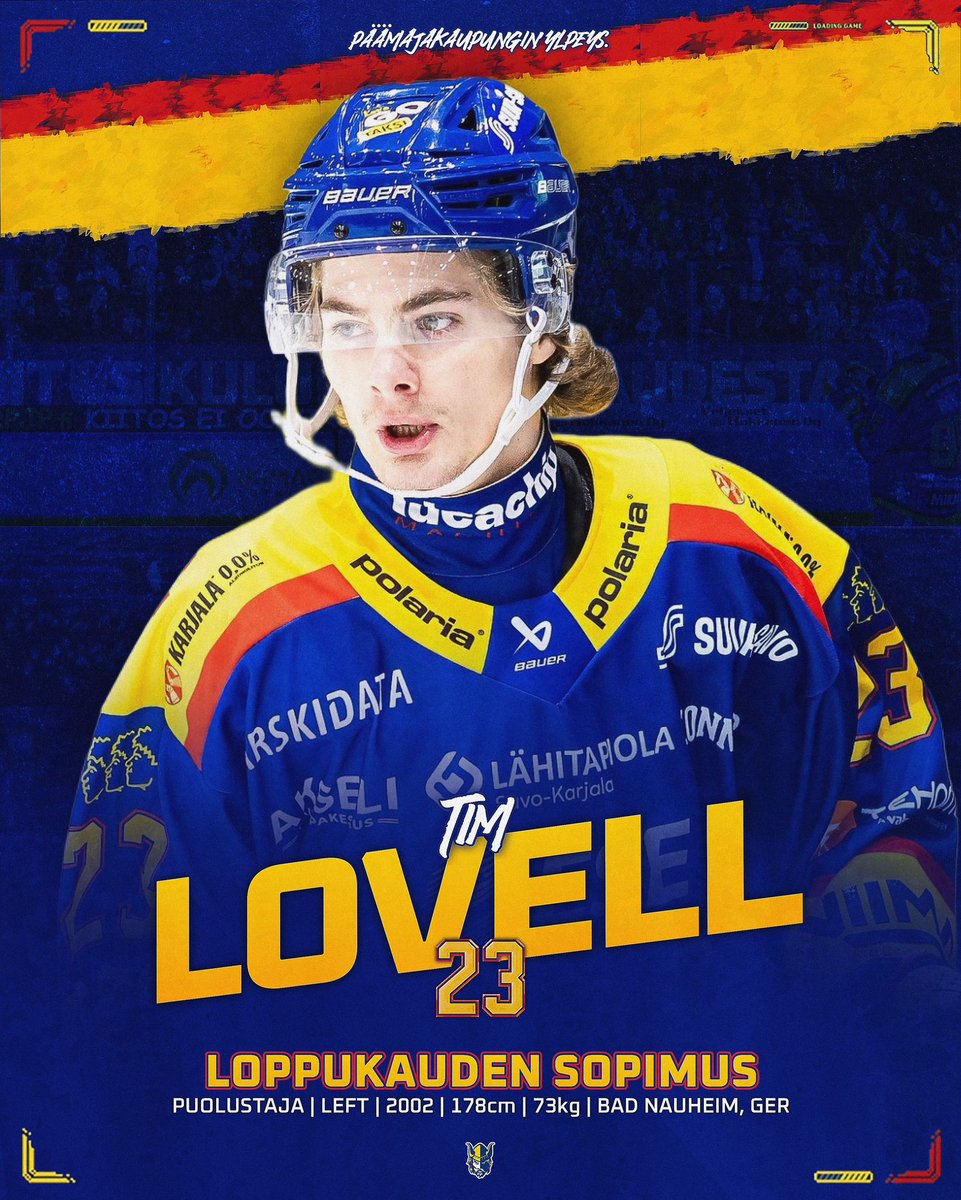 MikkelinJukurit's tweet photo. Tim Lovell jatkaa Jukureissa loppukauden! 💪

Jukurit on tehnyt loppukauden kattavan sopimuksen yhdysvaltalaispuolustajan Tim Lovellin kanssa. 

Tiedote 📝 ➡️ https://t.co/9RBVLYtBvQ

#Jukurit #Liiga #EnemmänEteläSavolle https://t.co/jbDhSWnlum