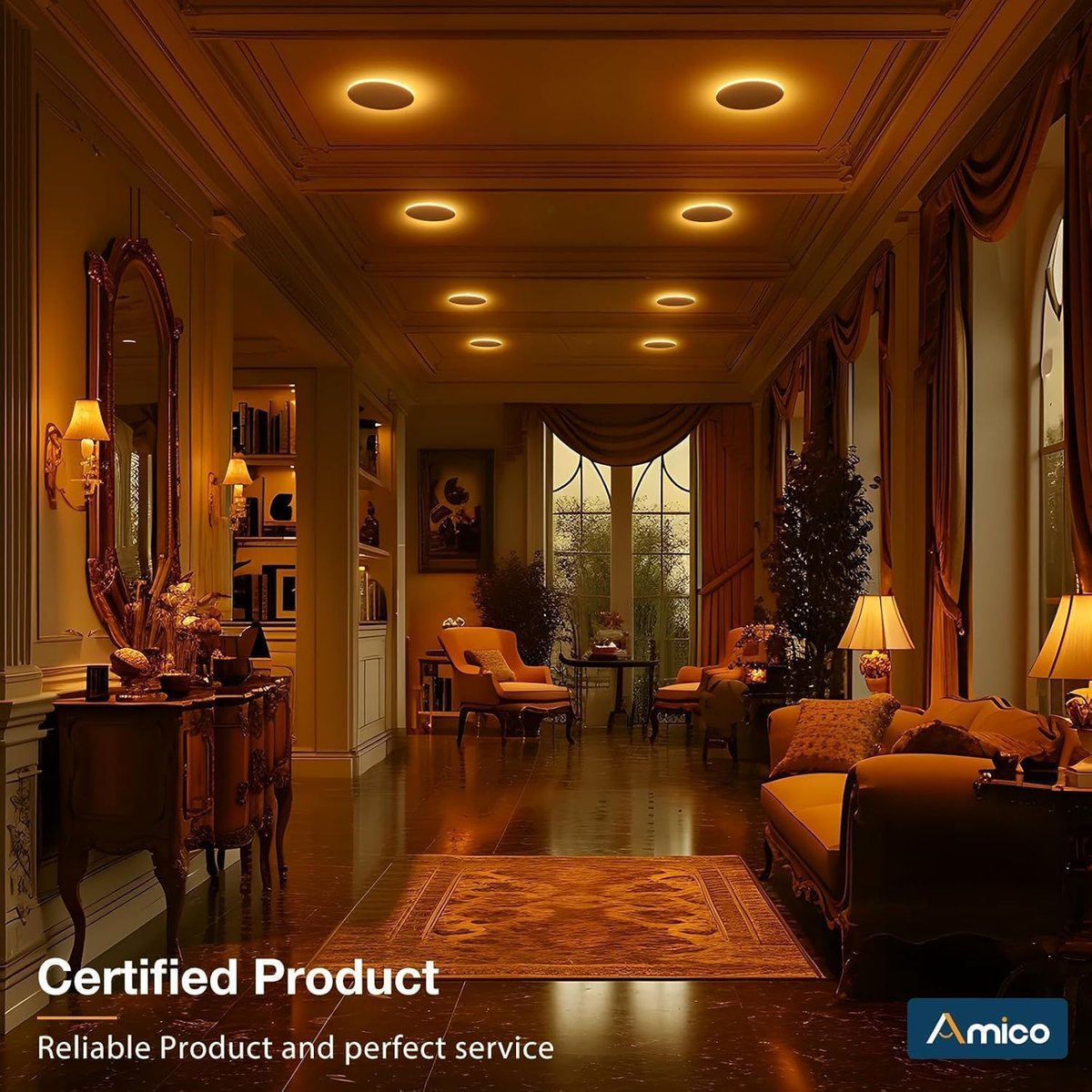 Night light Feature: 6 inch led recessed light in night light mode emits 2000K amber for very soft illumination and added ambiance. It also can provide no-glare lighting when you wake up at night which is very convenient.
amzn.to/4abxgNv
#ElClasico #Amazon #usa