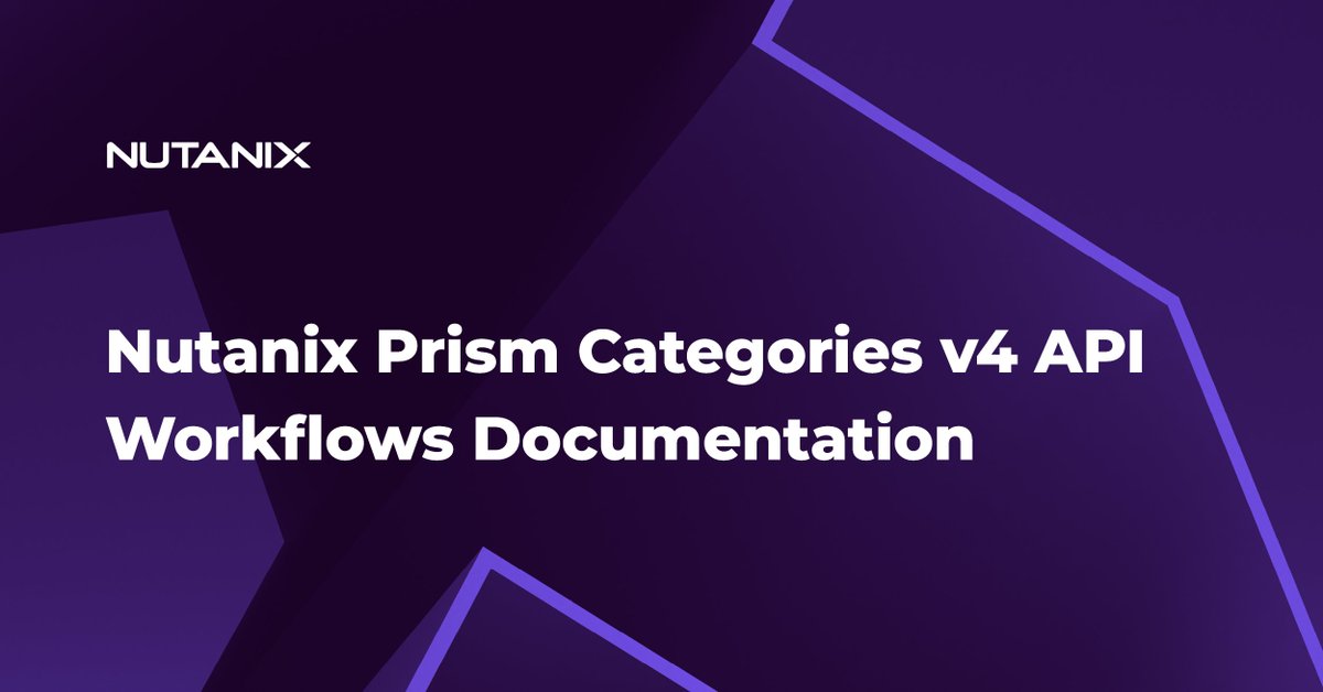 NutanixNation's tweet photo. Nikhil Saraswat, Nutanix Member of Technical Staff, shares a comprehensive set of demos covering use of the Nutanix v4 APIs to manage Prism Central categories, including a complete importable Postman collection. https://t.co/ZXyJr99YAg #nutanix #automation #devops #v4api https://t.co/ysdXOfdVJ5