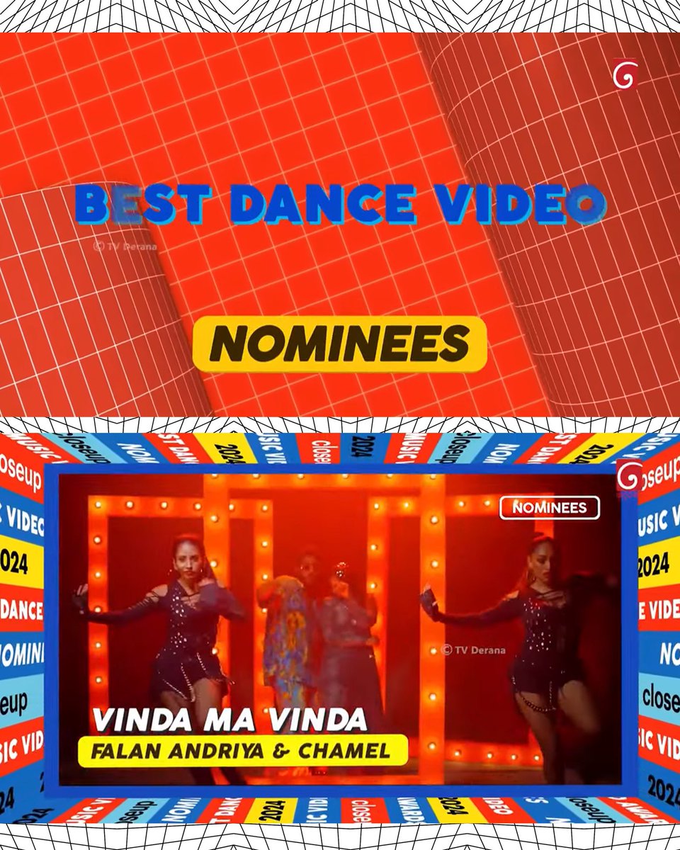 Hasinth's tweet image. Honored to have Winda Ma Winda by Falan X Chamel nominated for Best Dance Video &amp;amp; Best Choreography 🏆 at the Derana CloseUp Music Video Awards 2024.
Directed by: @Hasinth / @DirectorAce 
Shoutout to the team &amp;amp; all nominees inspiring Sri Lankan cinema!
#DeranaMusicVideoAwards2024