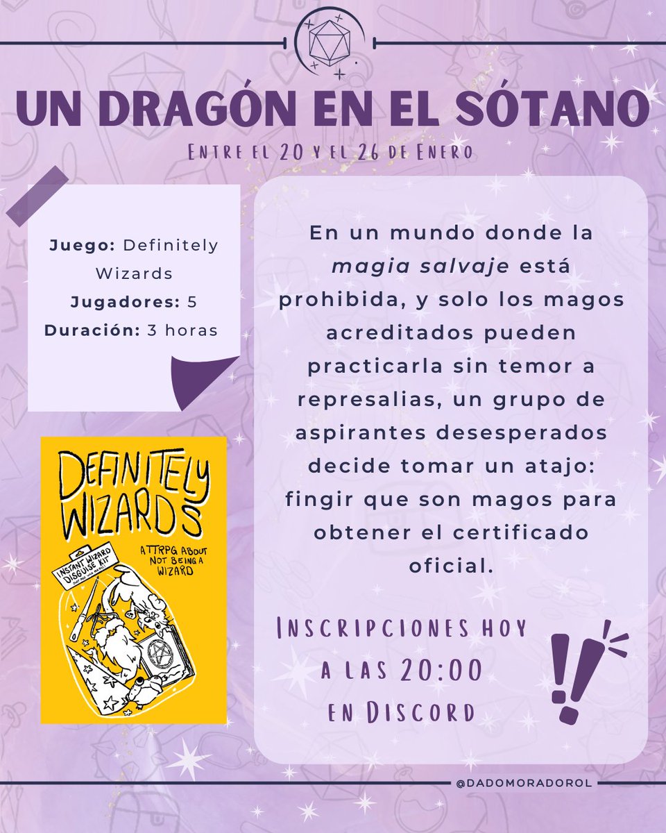 ¡Atención, aventureres! ✨ La próxima semana llega el momento de demostrar vuestro talento con la magia en una serie de pruebas para sacaros el certificado de magos, ¿estáis listes?🧙‍♂️🔮
